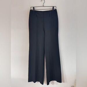 White House Black Market Legacy Wide Leg Trouser 6 Black